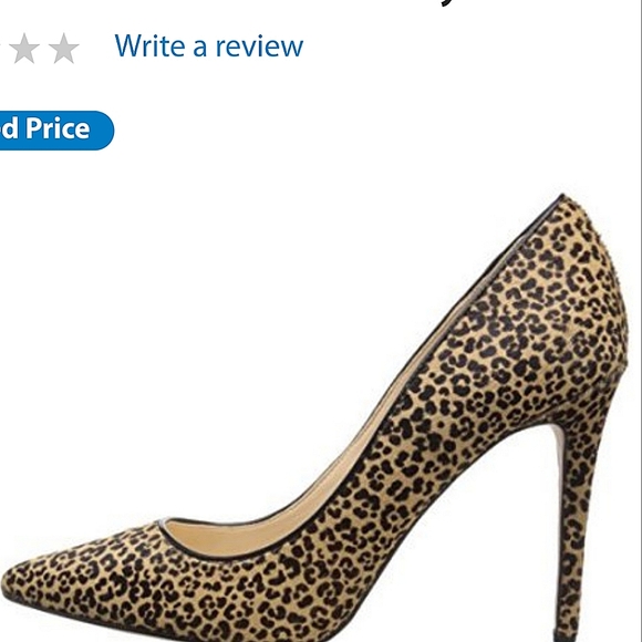 NEW IN BOX Nine West FROLIC LEOPARD PONY HAIR heels 8.5 - Picture 4 of 8